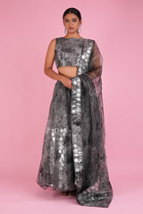 Moon Printed Lehenga2640 video